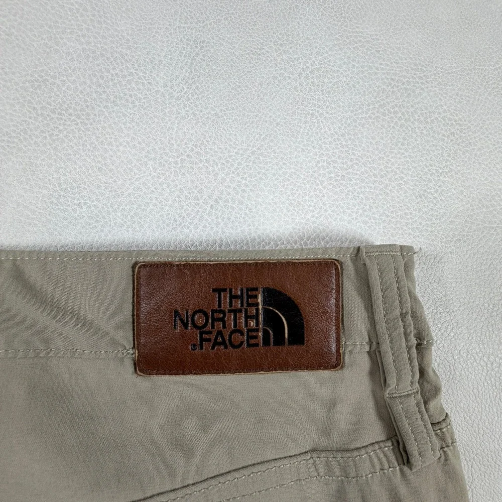 The North Face Mens 36x25 Motion Pants Tan Khaki Stretch Hiking Outdoor